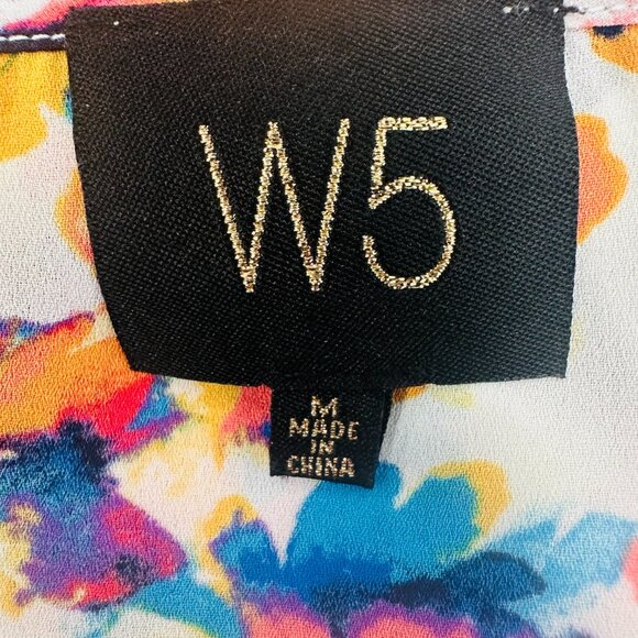 W5 Anthropologie Multicolored Floral Camisole - Picture 3 of 4